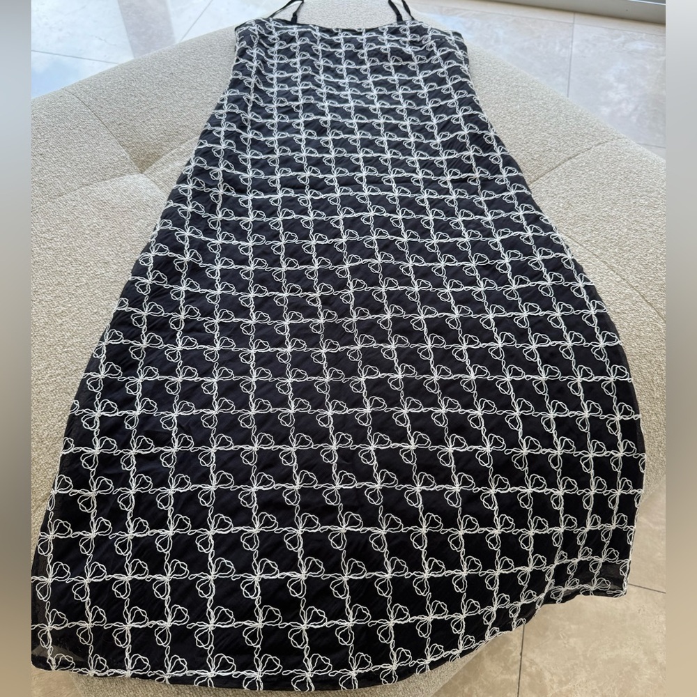 LISA SAYS GAH SOFIA BOW SHEER PARTY MIDI DRESS-
SIZE XS/S - Picture 3 of 7